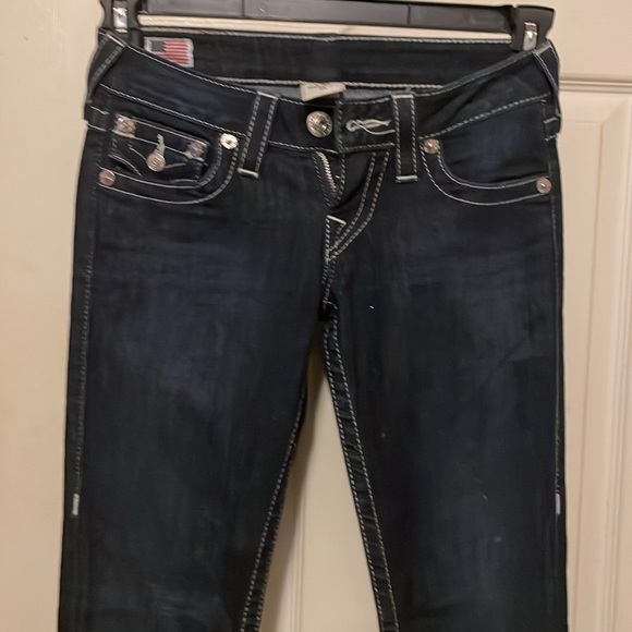 True Religion skinny Jeans dark wash size 26 - Picture 2 of 8
